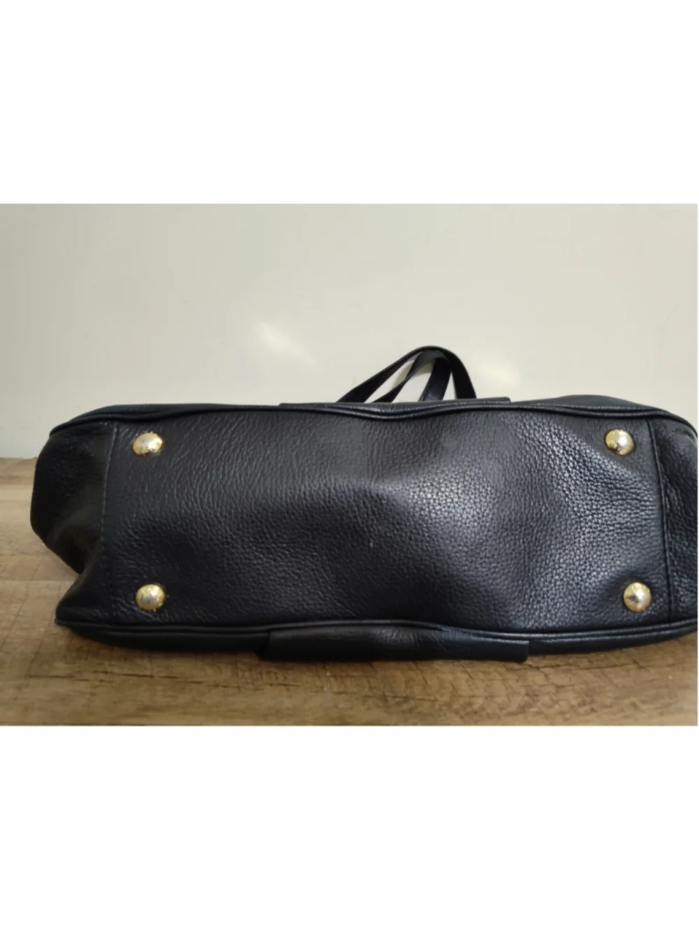 Women's Michael Kors Black Leather Shoulder Bag One Size